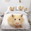 Hamster Wit Dekbedovertrek