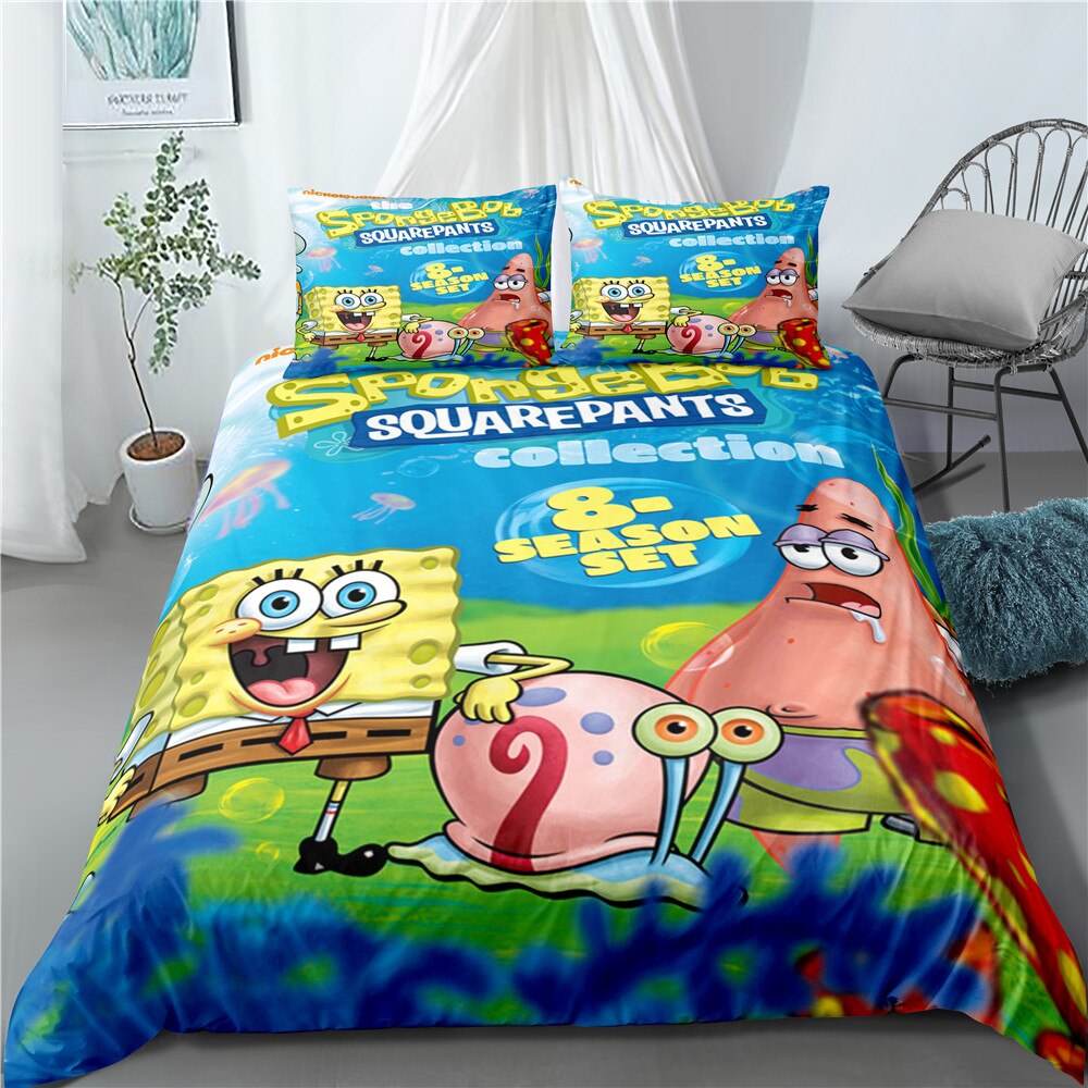 Spongebob Squarepants Gary En Patrick Dekbedovertrek