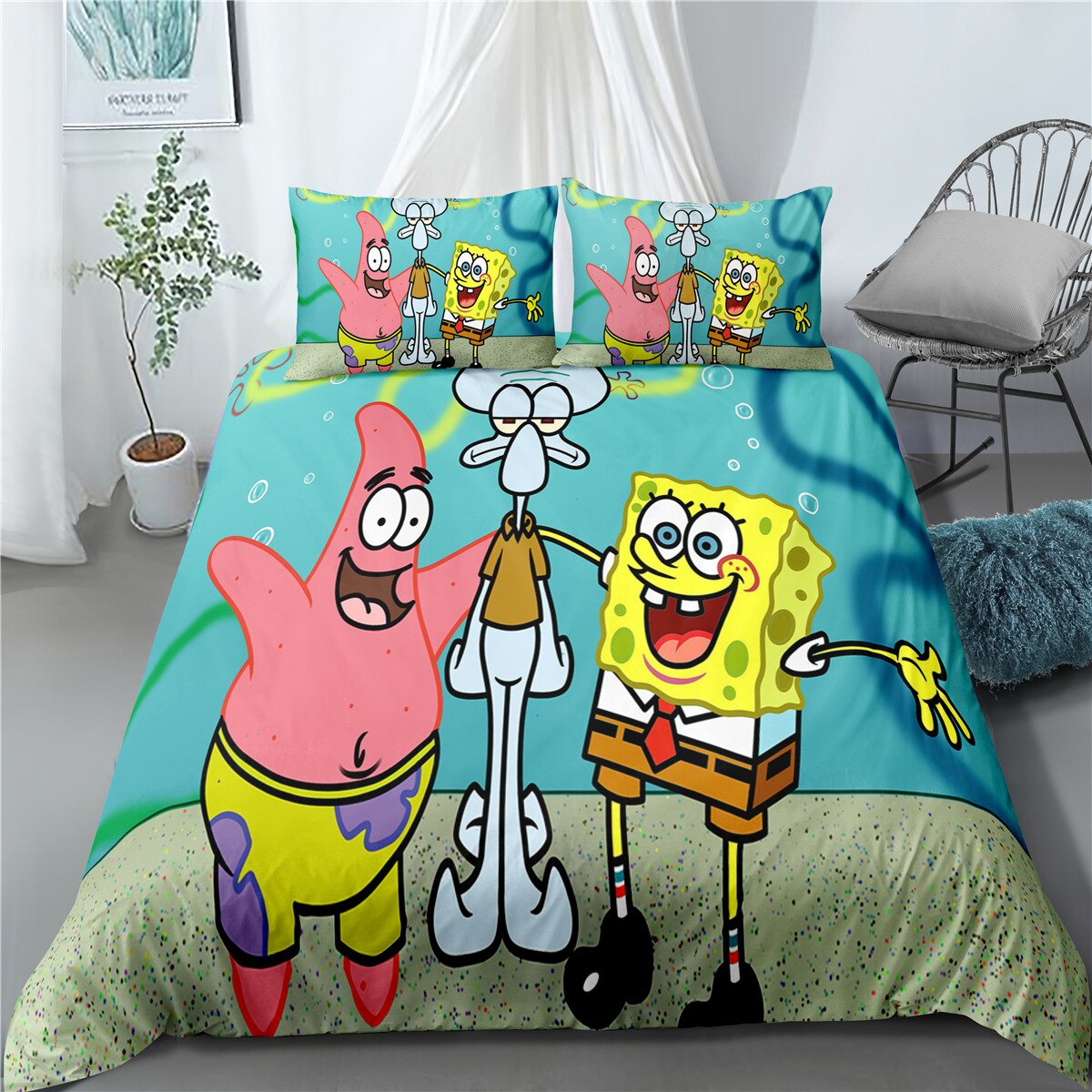 Spongebob Squarepants Patrick En Carlo Dekbedovertrek