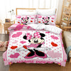 Minnie Mouse Dekbedovertrek Met Roze Hartjes