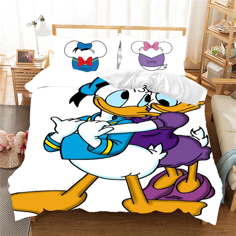 Donald En Daisy Knuffel Dekbedovertrek