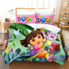 Dekbedovertrek Dora The Explorer Babouche En De Kaart