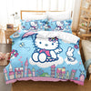 Blauw Hello Kitty Dekbedovertrek