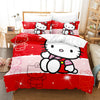 Dekbedovertrek Hello Kitty Roze En Rood