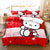 Dekbedovertrek Hello Kitty Roze En Rood