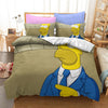 Dekbedovertrek The Simpsons Homer Beige