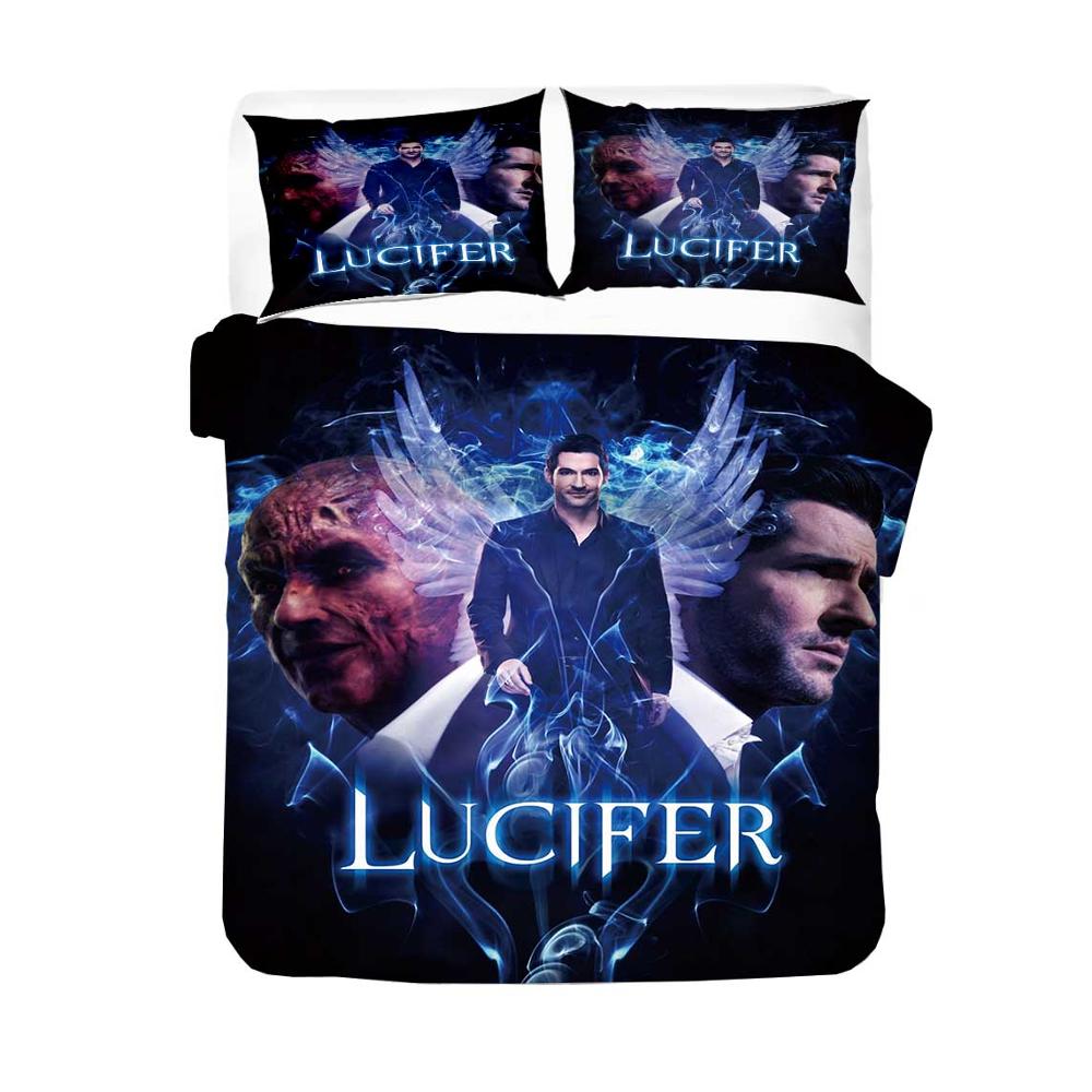 Dekbedovertrek Lucifer Zwart En Blauw