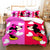 Rood En Roze Mickey En Minnie Kiss Dekbedovertrek