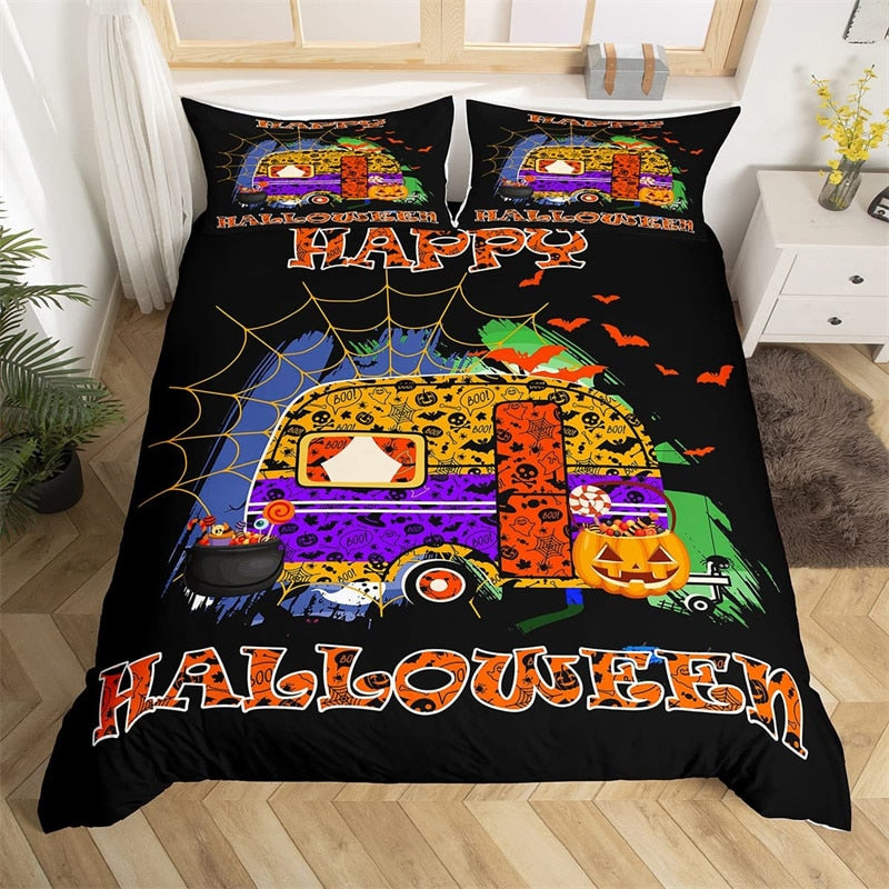 Halloweenfeest Veelkleurig Dekbedovertrek