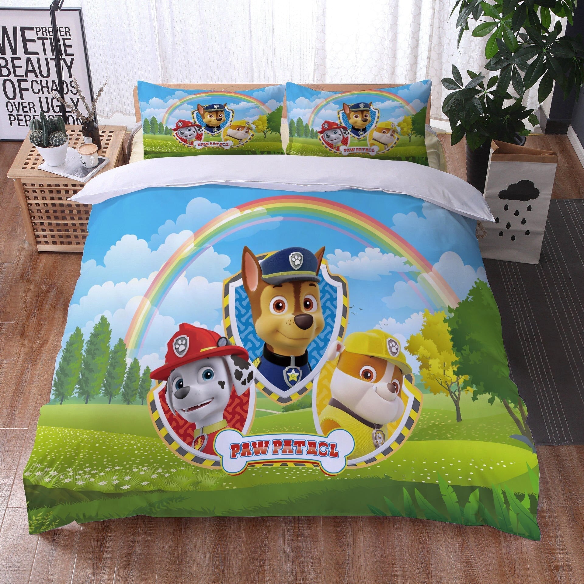 Paw Patrol Chase Ruben En Marcus Dekbedovertrek