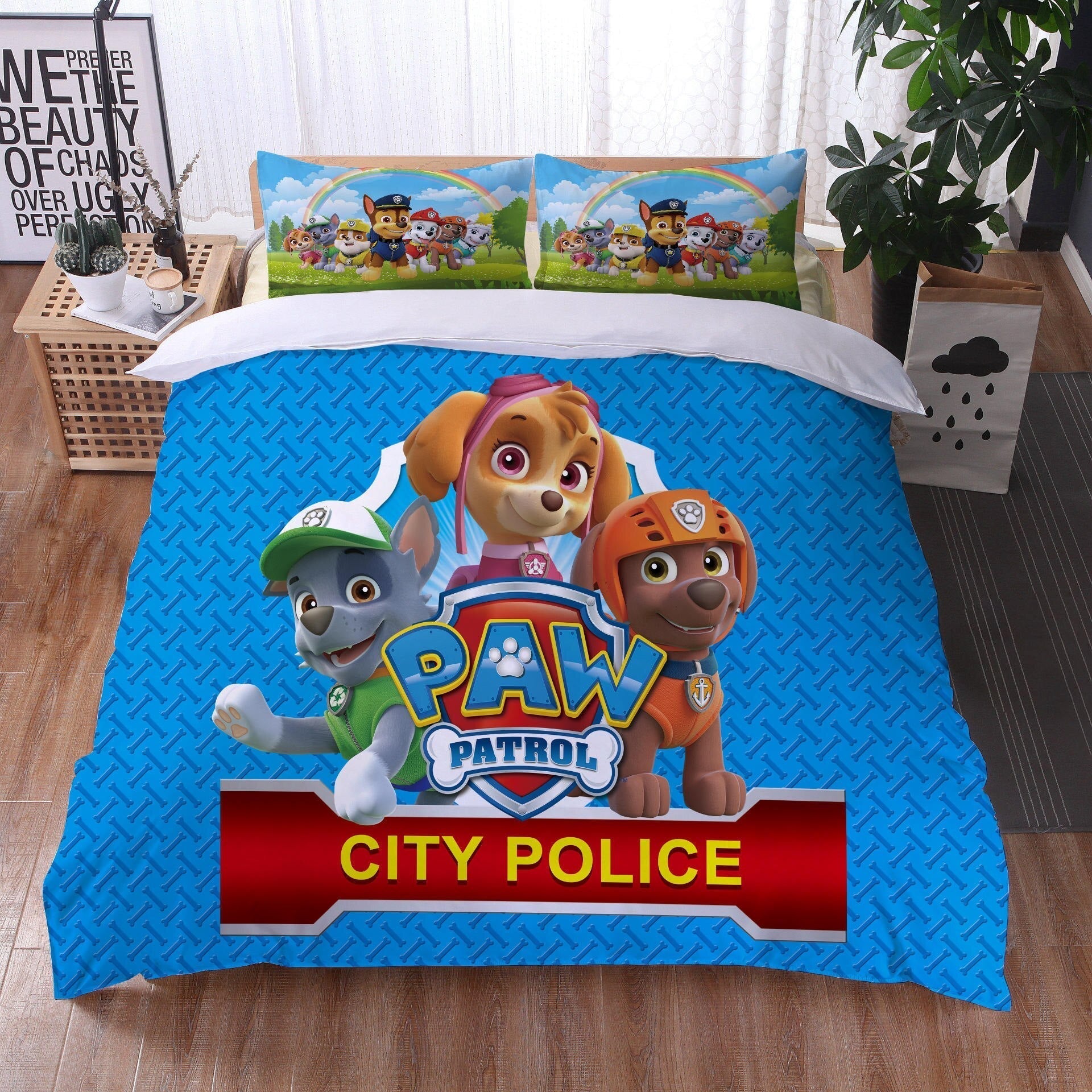 Paw Patrol Rocky Stella En Zuma Dekbedovertrek