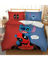 Stitch En Deadpool Dekbedovertrek