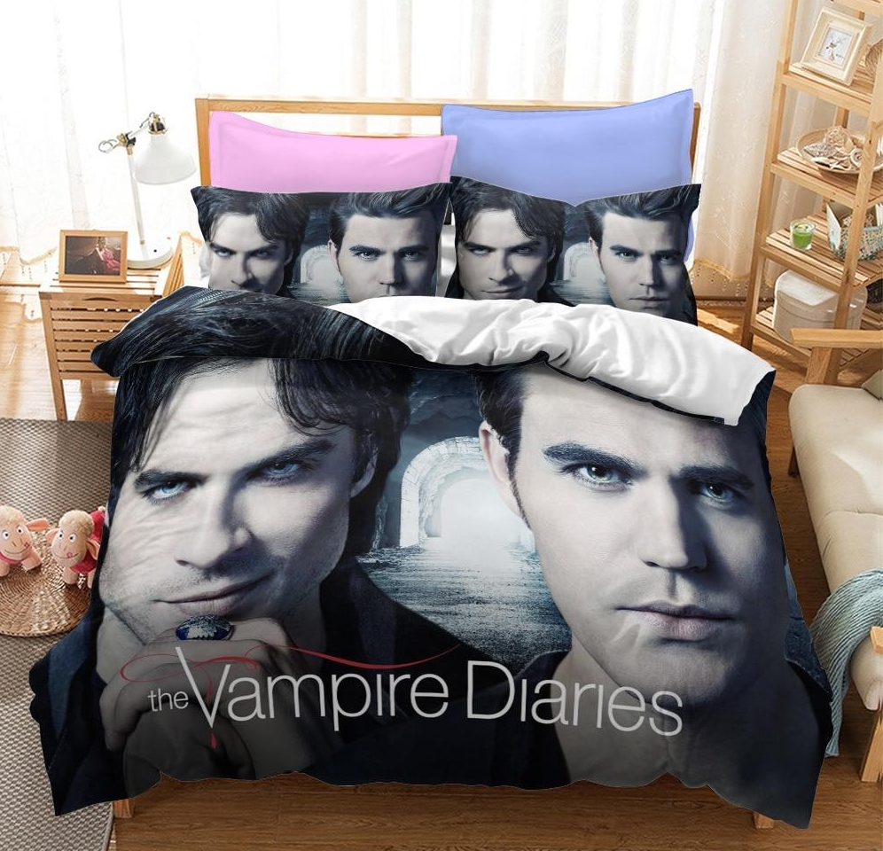 The Vampire Diaries Damon En Stefan Dekbedovertrek