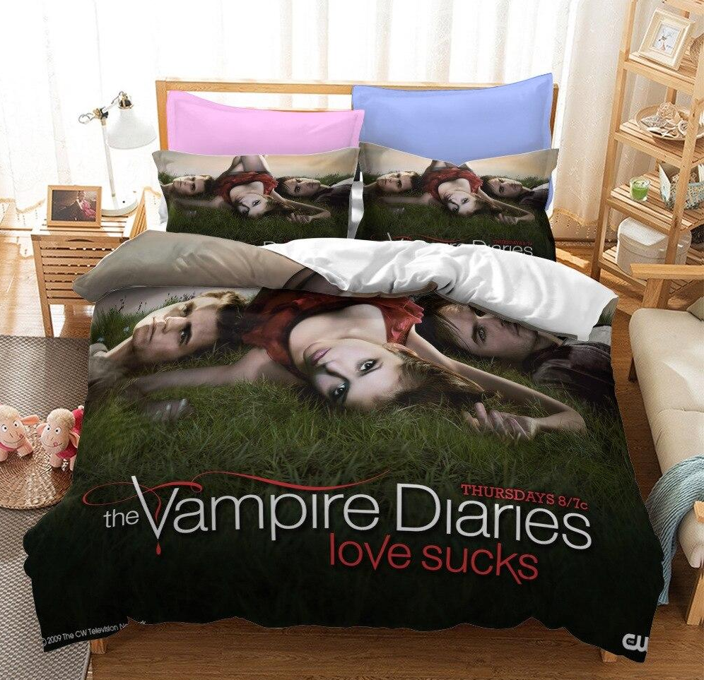 Dekbedovertrek The Vampire Diaries Love Sucks