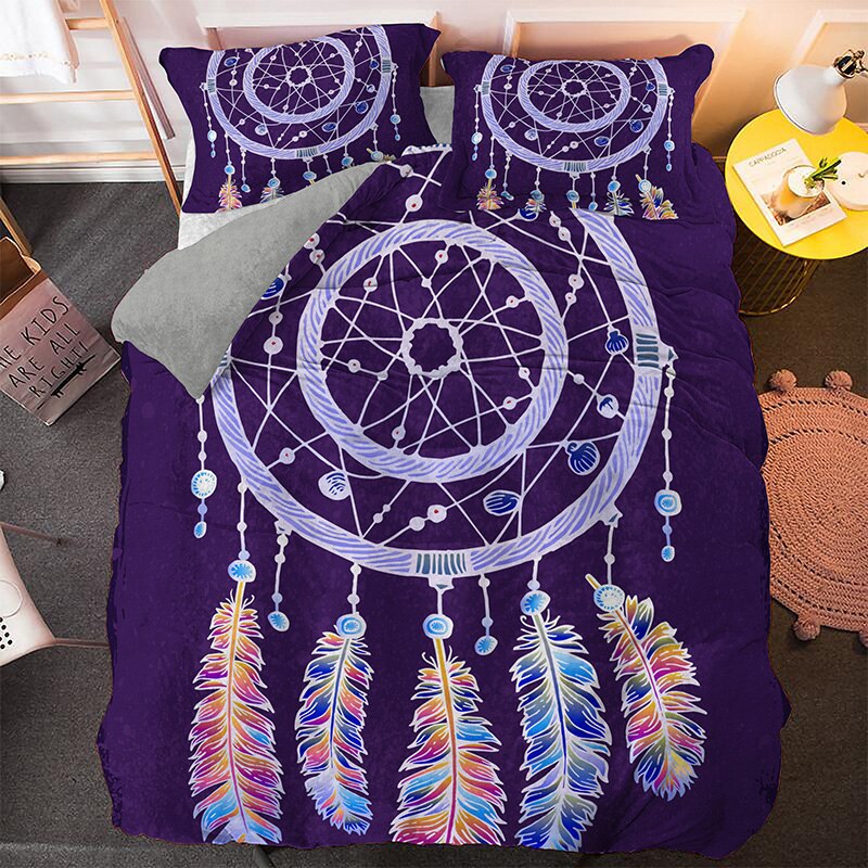 Dream Catcher Paars Dekbedovertrek