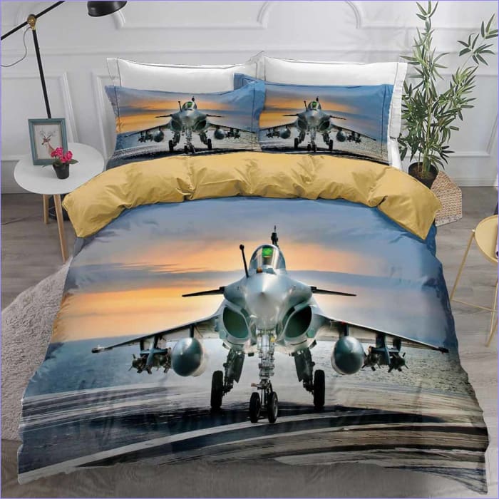 Vliegtuig Rafale Dekbedovertrek
