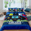 Gamer For Life Blauw Dekbedovertrek