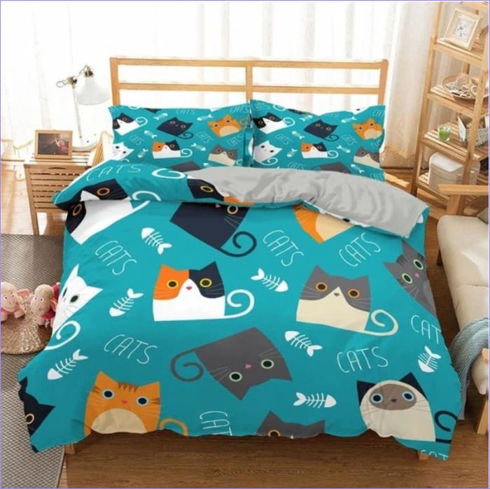 Minimalistisch Kattendekbedovertrek