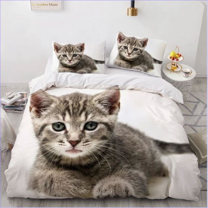 Realistisch Kitten Dekbedovertrek