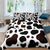 Wit En Bruin Dekbedovertrek Met Koeienprint