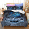 Jurassic World Blauw Dekbedovertrek