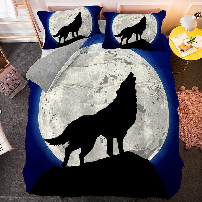 Wolf Maan Dekbedovertrek