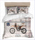 Vintage Moto Cross Dekbedovertrek