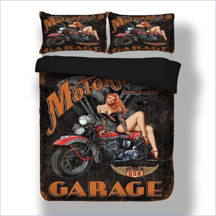 Motor Garage Dekbedovertrek