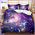 Dark Matter Galaxy Roze En Mauve Dekbedovertrek