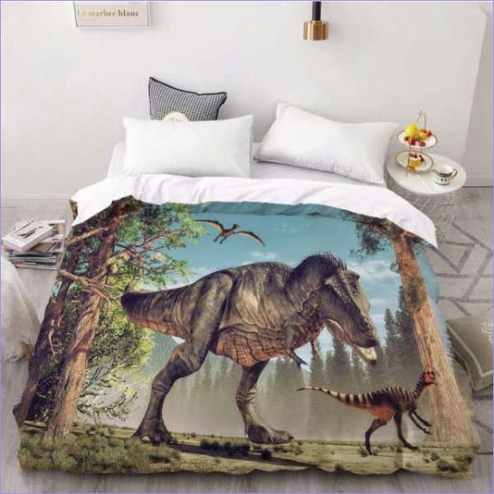 Realistisch Dinosaurus Jongens Dekbedovertrek