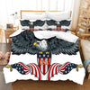 Vintage Bedset Met Amerikaanse Vlag