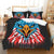 Vintage Bedset Met Amerikaanse Vlag